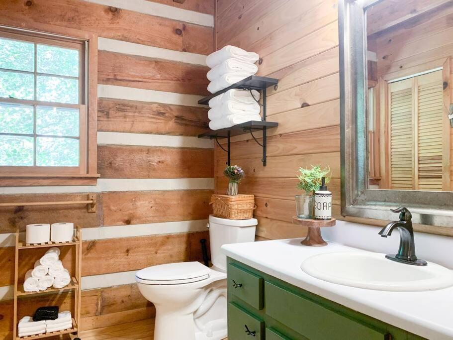 Villa Hot Tub, Porch Swing Bed, Fire Pit, Aska Adventure Blue Ridge Esterno foto